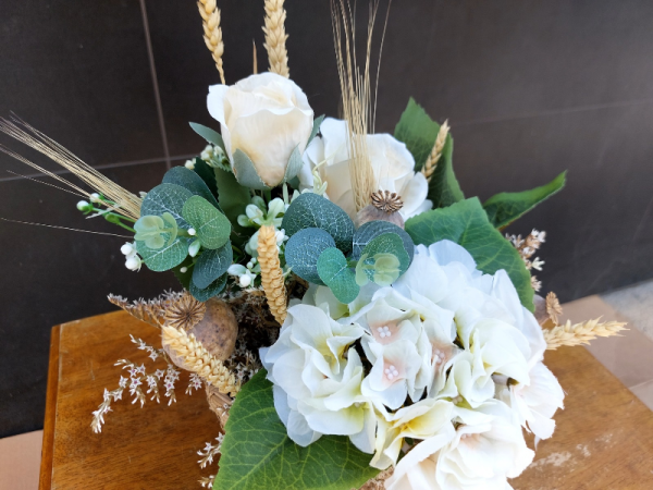 Centro artificial blanco