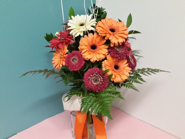 Floristería lorea ramo de gerberas