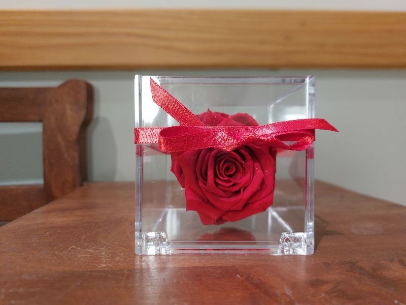 Floristeria-lorea-caja-cabeza-metacrilato