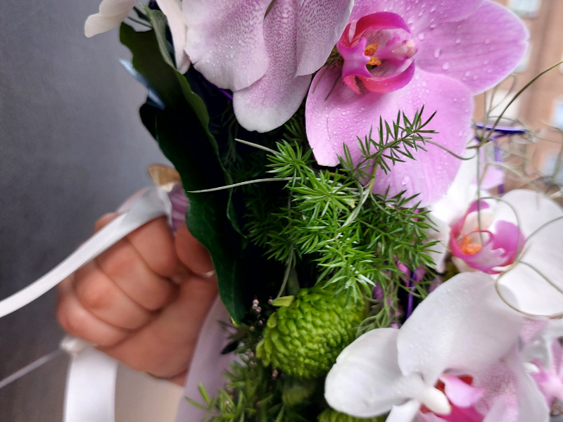 Ramo de novia Orquídeas
