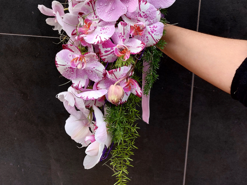 Ramo de novia Orquídeas