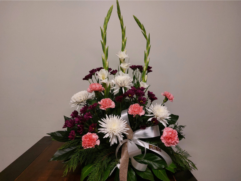 Centro piramidal floristería lorea