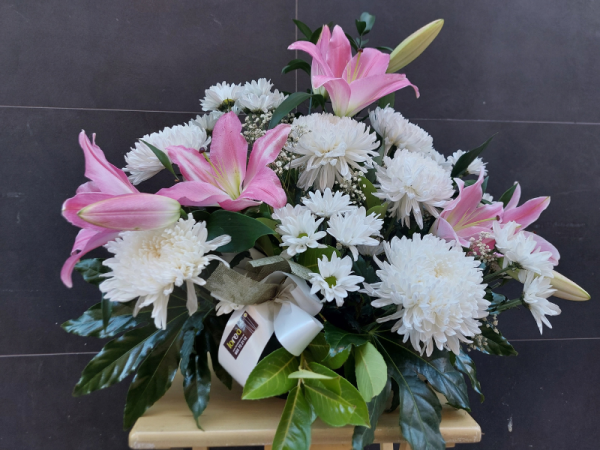 Floristería lorea centro blanco pared